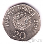 Гернси 20 пенсов 2003