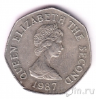Джерси 50 пенсов 1987