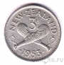 Новая Зеландия 3 пенса 1953