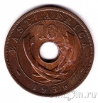 Британская Восточная Африка 10 центов 1936 (Эдуард VIII) H