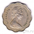 Багамские острова 10 центов 1969