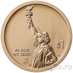 США 1 доллар 2026 Калифорния. Стив Джобс (D)