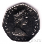 Остров Мэн 50 новых пенсов 1971 Корабль викингов (Proof)