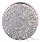 ФРГ 5 марок 1951 (G)