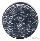 Тристан да Кунья 1/2 кроны 2014 100 лет началу Первой Мировой войны