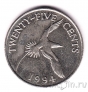 Бермуды 25 центов 1994