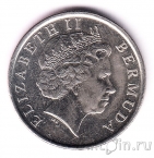 Бермуды 25 центов 2002