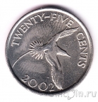 Бермуды 25 центов 2002