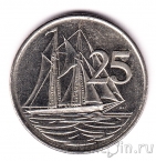 Каймановы острова 25 центов 1992