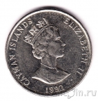 Каймановы острова 25 центов 1992