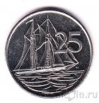 Каймановы острова 25 центов 2002