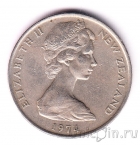 Новая Зеландия 10 центов 1974