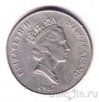 Новая Зеландия 5 центов 1987
