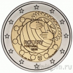 Португалия 2 евро 2026 100 лет фонду Ротари