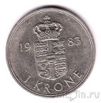 Дания 1 крона 1983