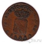 Баден 1 крейцер 1824