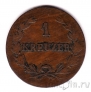 Баден 1 крейцер 1824