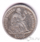США 1 дайм 1885