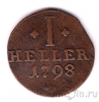 Гессен-Кассель 1 геллер 1798