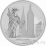 Ниуэ 2 доллара 2017 Нью-Йорк