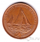 Остров Мэн 2 пенса 2001