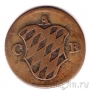 Бавария 2 пфеннига 1766