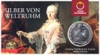 Австрия 1 талер 1780 Мария Терезия (Современный рестрайк, в буклете)