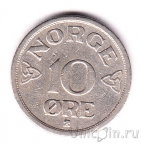Норвегия 10 оре 1955