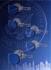 Альбом для 9 монет США 25 центов 2026 250 лет Независимости (СОМС)
