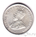 Цейлон 25 центов 1913