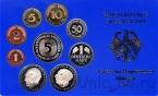 ФРГ набор 9 монет 1975 (D)