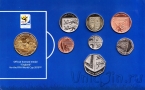 Великобритания набор 7 монет 2008 (в буклете с жетоном)