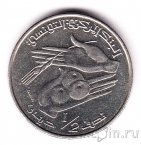 Тунис 1/2 динара 2007