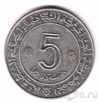 Алжир 5 динар 1972 10 лет независимости