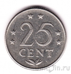 Нидерландские Антиллы 25 центов 1975