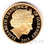 Гернси 50 пенсов 2013 Коронация Елизаветы II