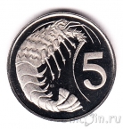 Каймановы острова 5 центов 1976