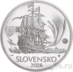 Словакия 20 евро 2026 Мориц Август Бенёвский