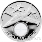 Чехия 500 крон 2025 Реактивный самолёт Aero L-39 Albatros