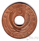 Британская Восточная Африка 5 центов 1941