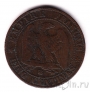 Франция 5 сантимов 1855 (BB)
