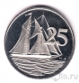 Каймановы острова 25 центов 1979
