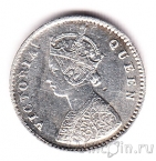 Британская Индия 2 анны 1875