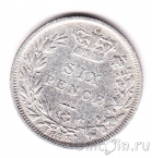 Великобритания 6 пенсов 1883