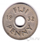 Фиджи 1 пенни 1952