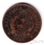 Аргентина 2 сентаво 1885