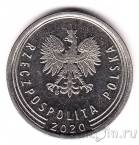 Польша 1 злотый 2020