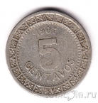Мексика 5 сентаво 1907