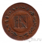 Вестфалия 1 сантим 1809