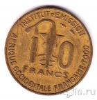 Французское Того 10 франков 1957